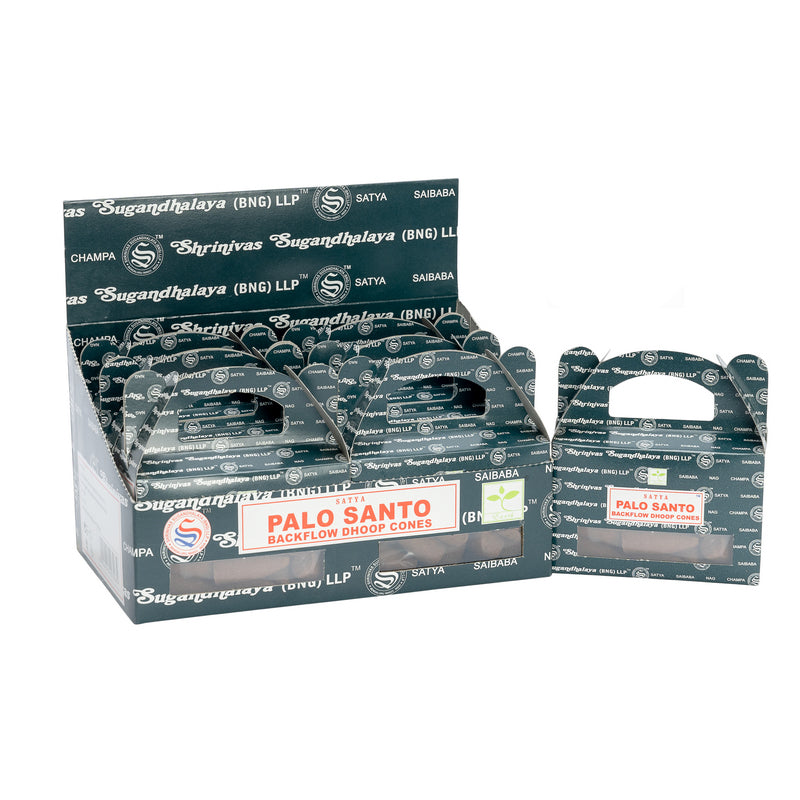 Lot de 24 cônes d'encens à refoulement pour fontaine - Satya Nag champa