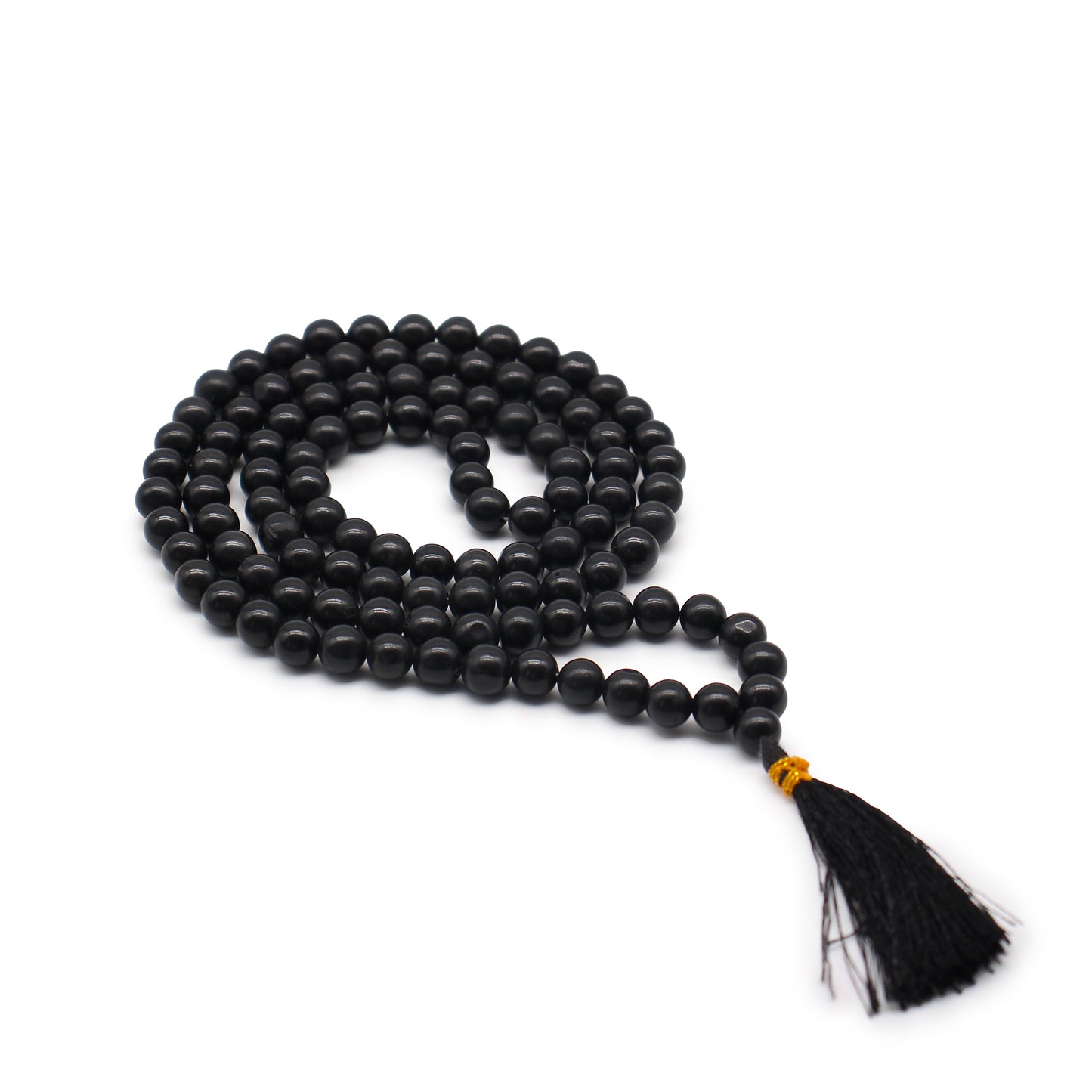Mala 108 perles - Agate noire
