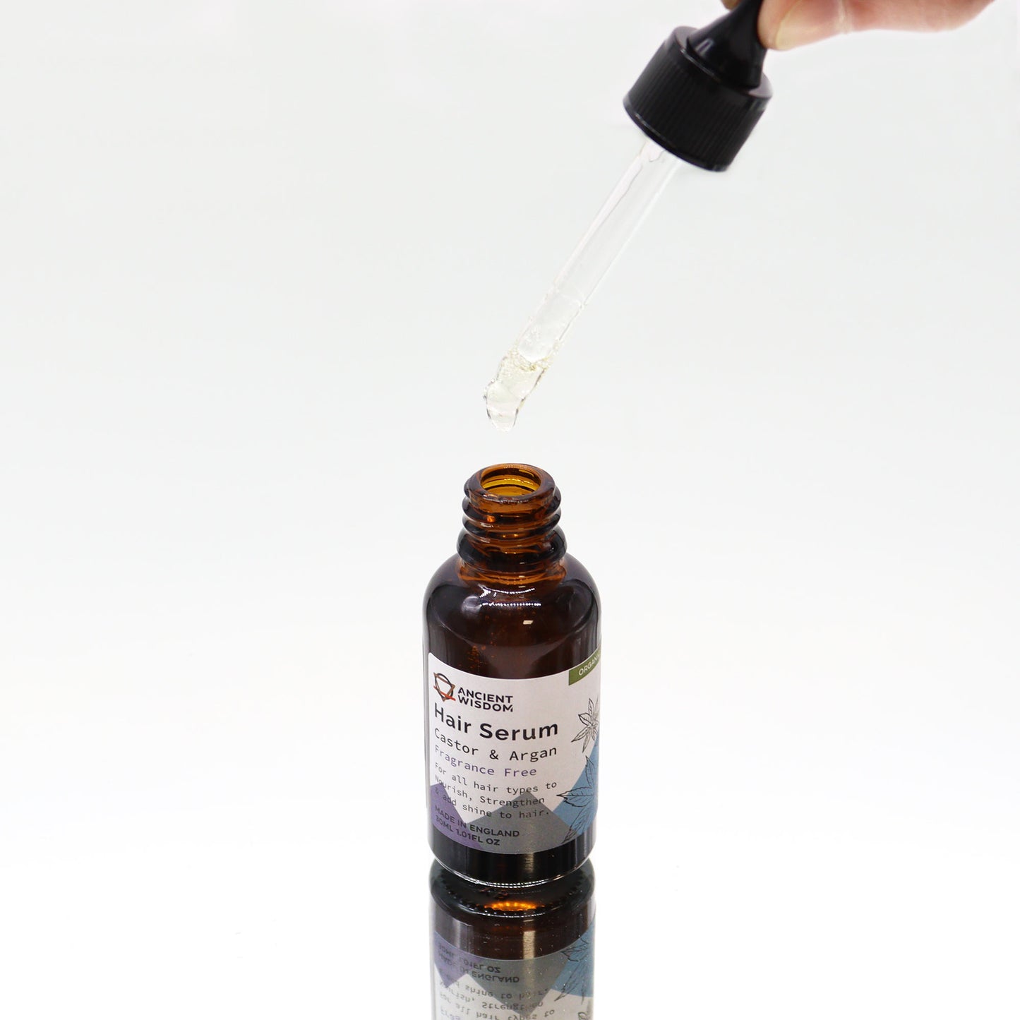 Sérum capillaire bio - Formule unique - 30 ml - NON PARFUMÉ