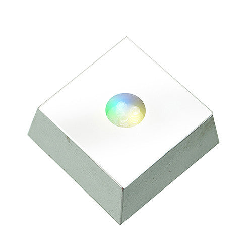 Boîte à lumière LED carré pour tour de selenite