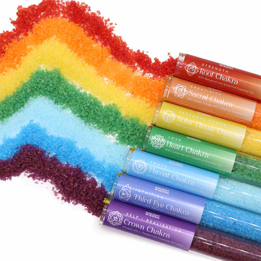 Pack de 7 sels de bain chakra