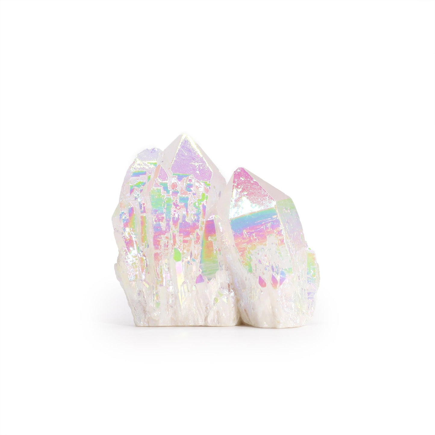 Géode de calcite - Aura angel halo Quartz - Quartz naturel amélioré moyen