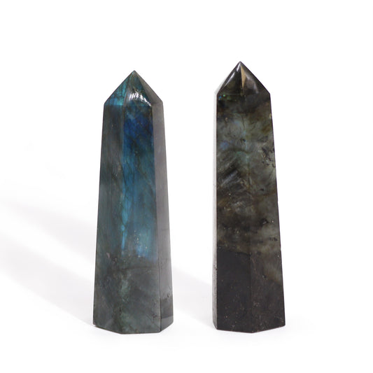 Pointe de Labradorite de Madagascar