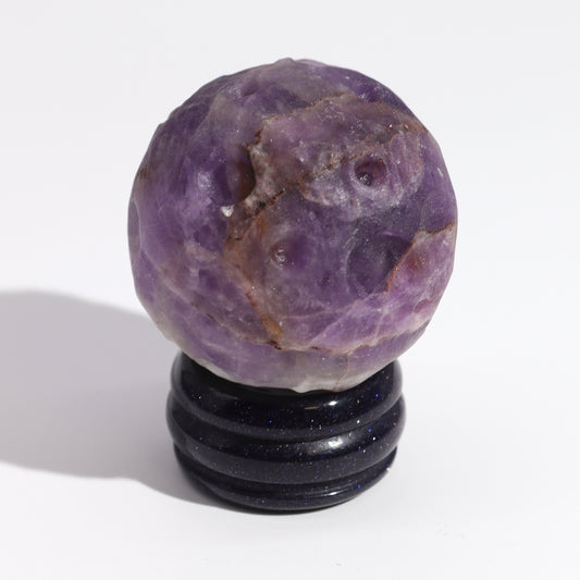 Planète JUPITER en Améthyste sur support en pierre - 40 mm
