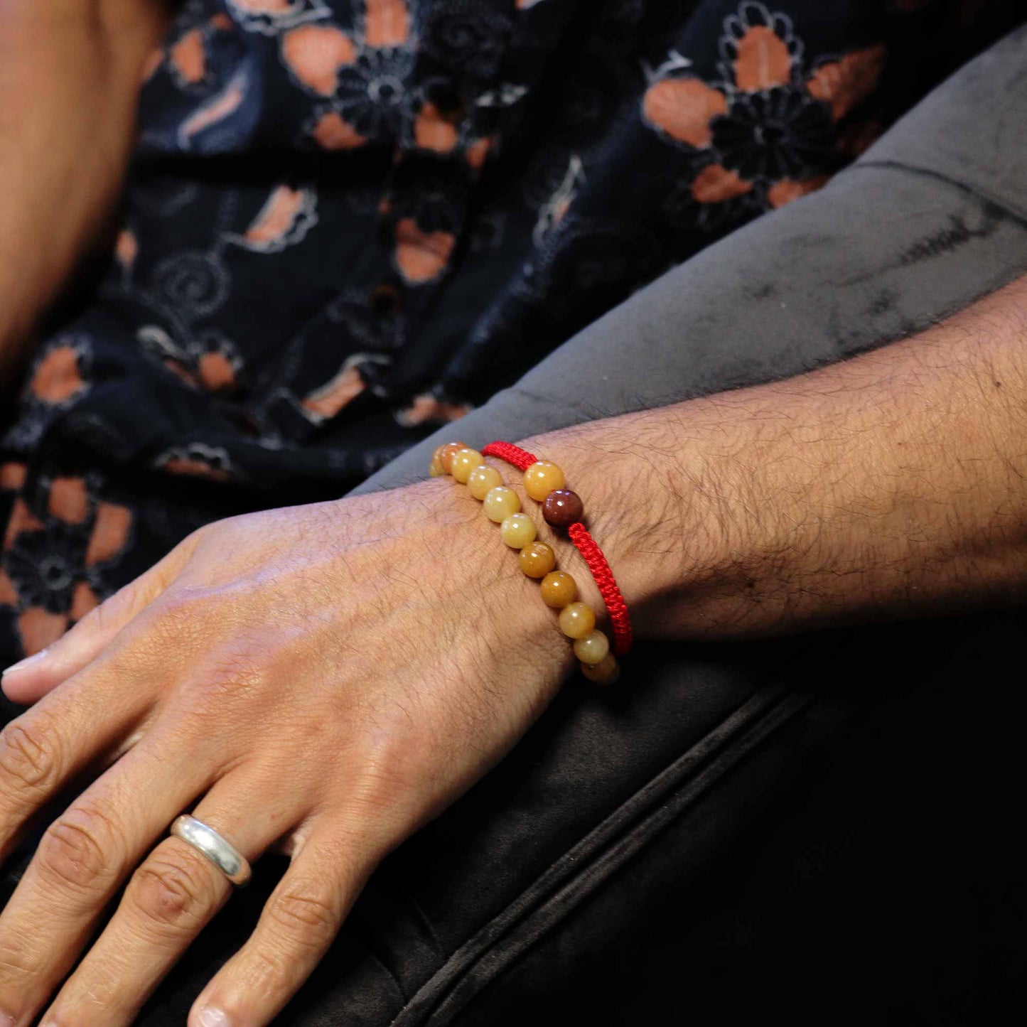 Bracelets double puissance avec pierres précieuses - Aventurine jaune