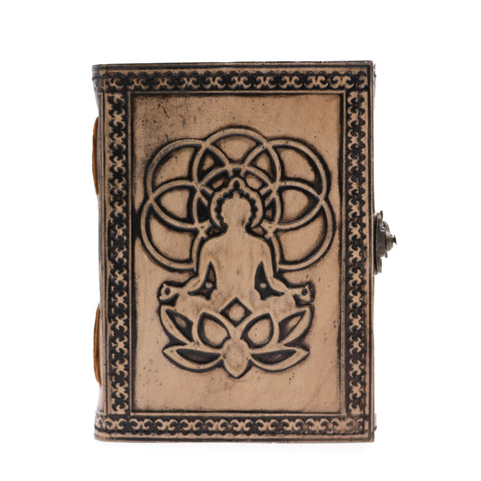 Bouddha - Carnet ésotérique - Rouge Tan - 200 pages - Bordure Cousue