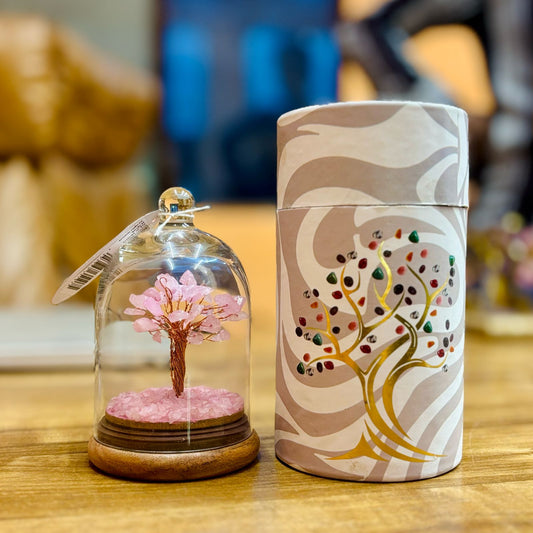 Jardin dôme en pierres précieuses - QUARTZ ROSE - 30 pierres chips