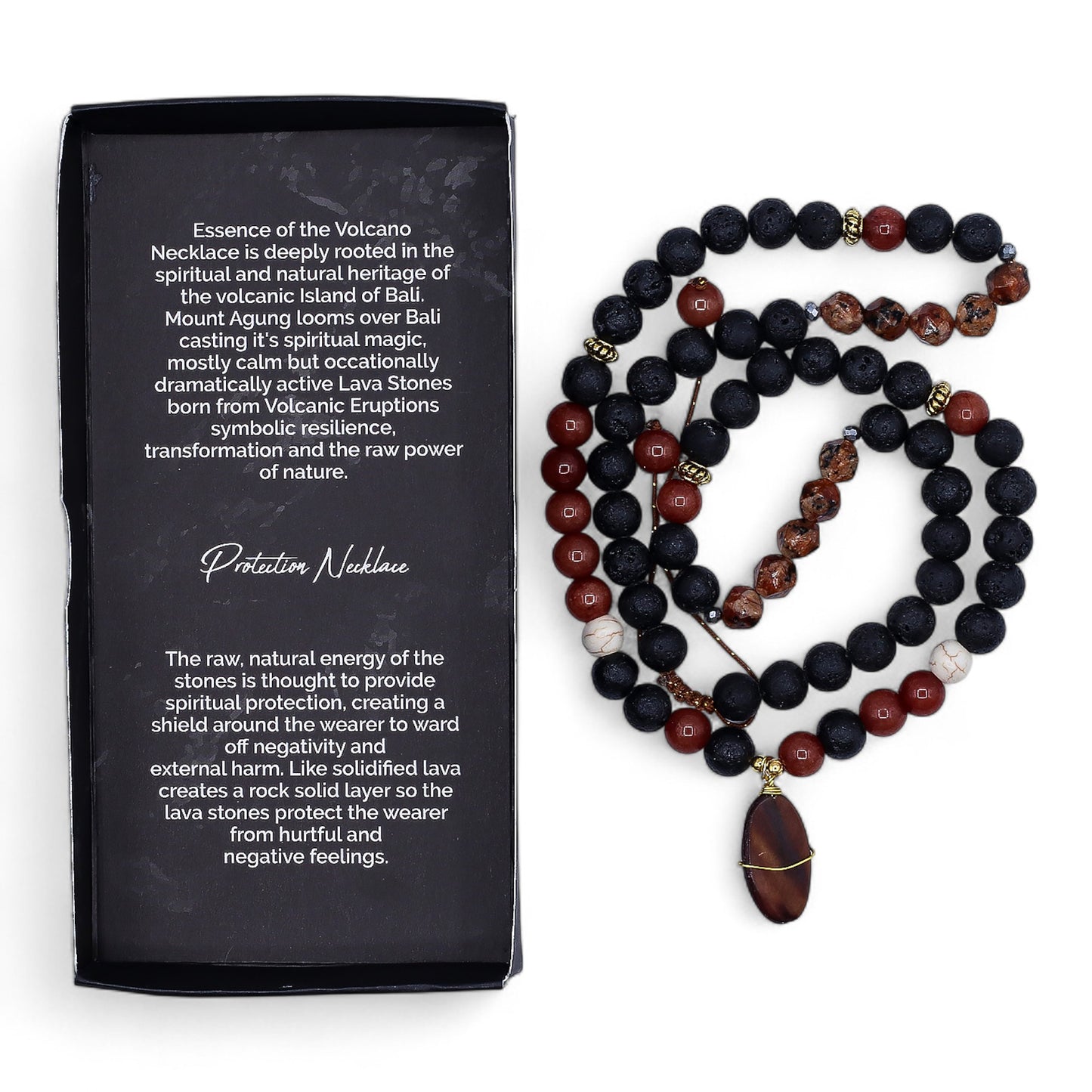 Collier essence du volcan - Protection