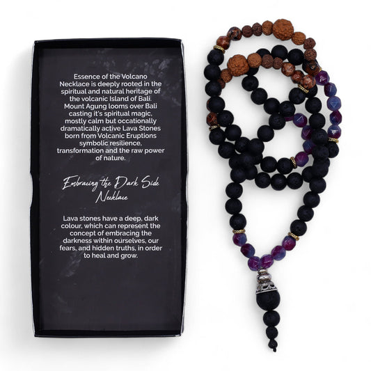 Collier essence du volcan - Embrasser le côté obscur