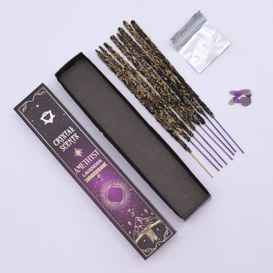 Encens de purification à l'Améthyste - Lavande