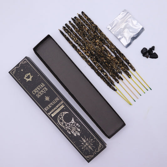 Encens de purification à la Tourmaline - Bois de santal