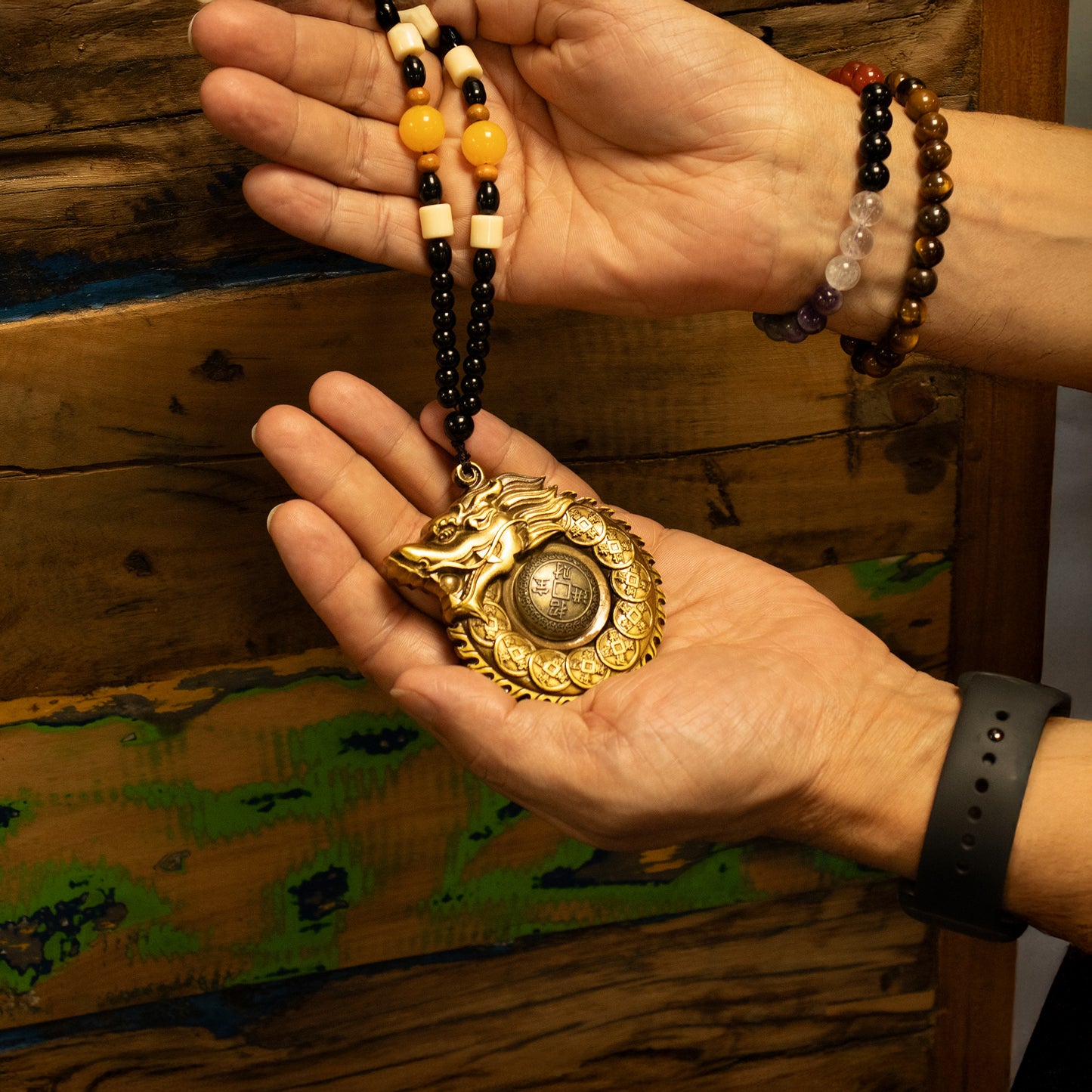 Suspension Feng shui – Encerclement du dragon - Gardien