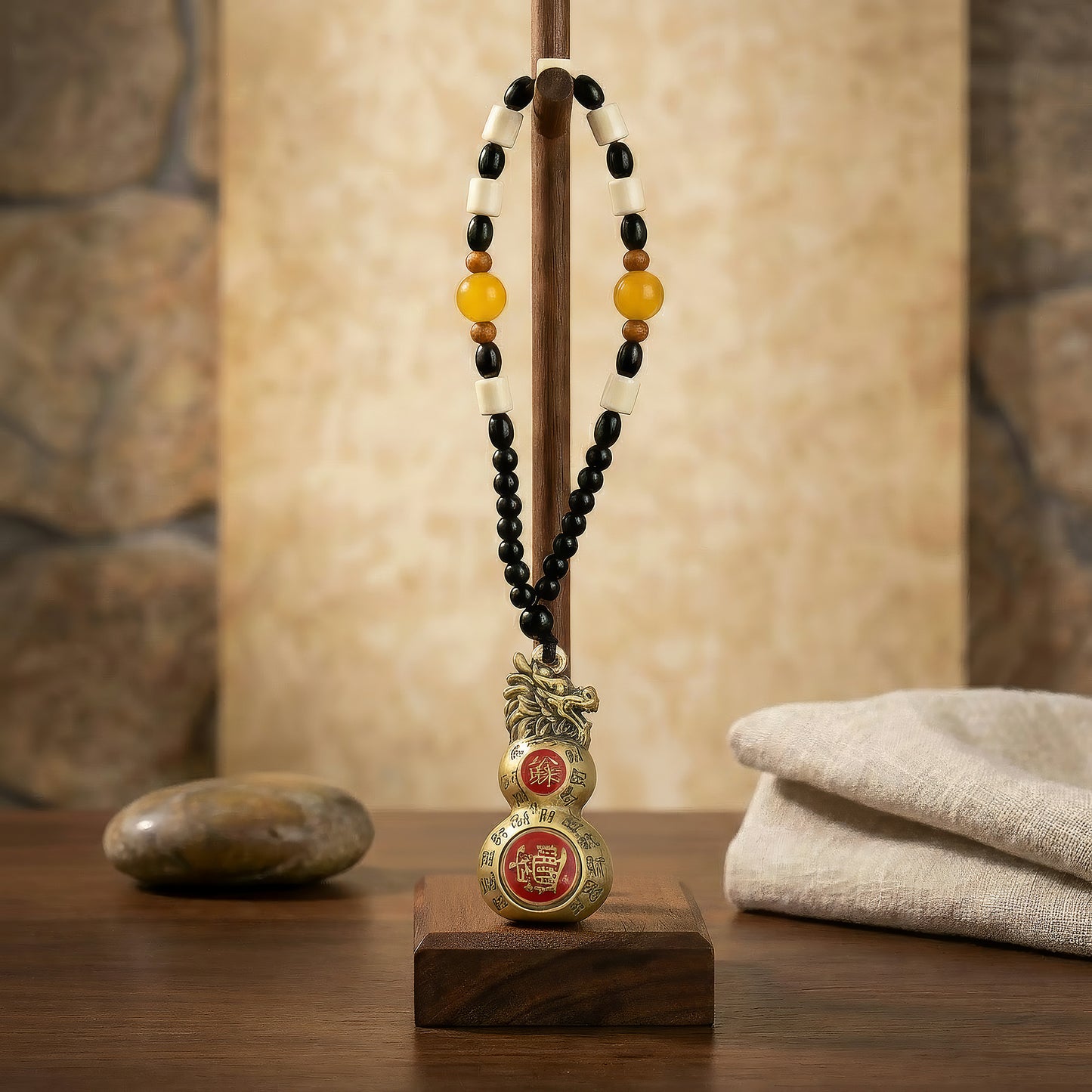 Suspension Feng shui – Gourde Santé & Longévité