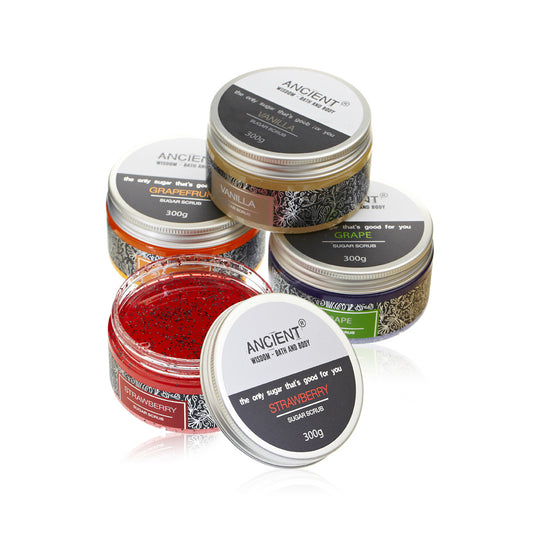 Exfoliant corporel au sucre - 300 g (5 parfums)
