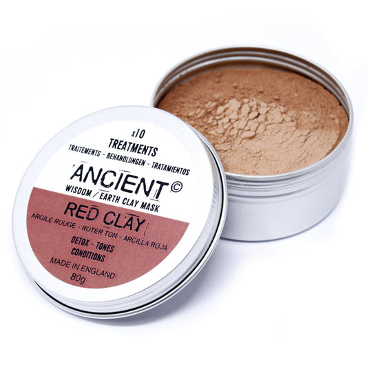 Masque pour visage en argile - ARGILE ROUGE - Peaux grasses