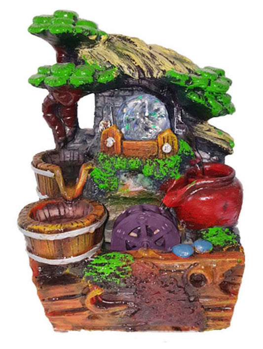 Fontaine zen lumineuse "La Maison du silence" (sur commande - 8 jours de délai)