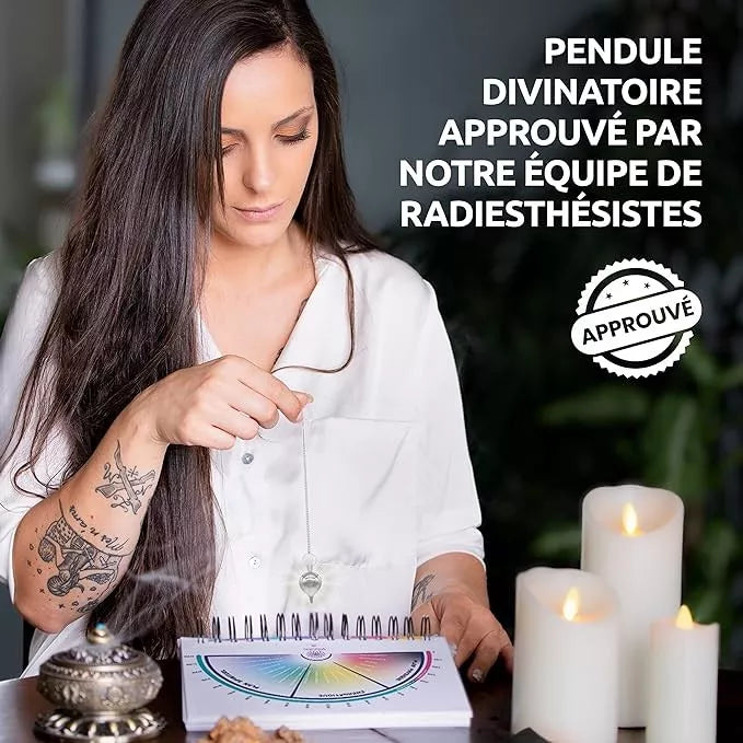 Baguettes de sourcier professionnelles + pendule divinatoire - Pack idéal pour commencer la radiesthésie