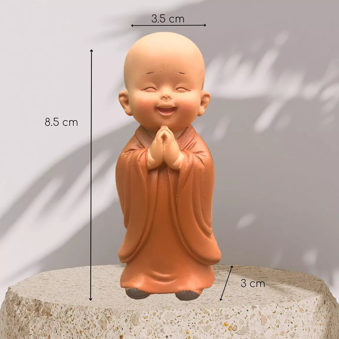 Statuette Bébé Bonze Prieur (3,5x3x8,5 cm)