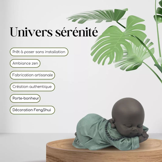 Statuette Bonze Ronfleur (11,5x7,5x6 cm)