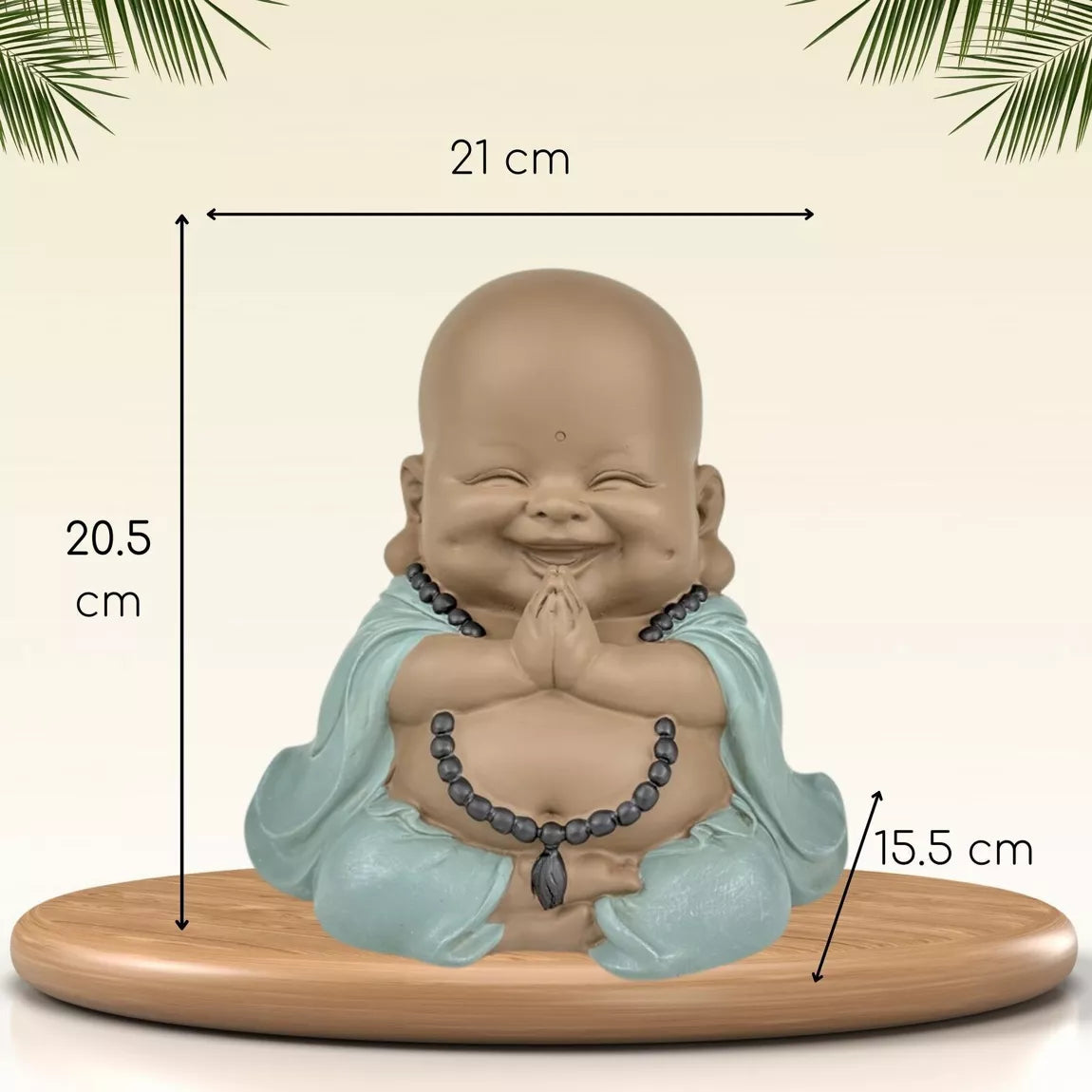 Statuette Bouddha Rieur (21x15,5x20 cm)