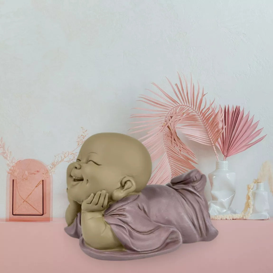 Statuette Bébé Bonze Rêveur (15x10,5x9 cm)