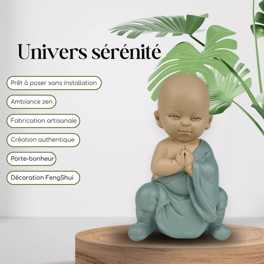 Statuette Bonze Gongfu 1 (8x5,5x12,7 cm)