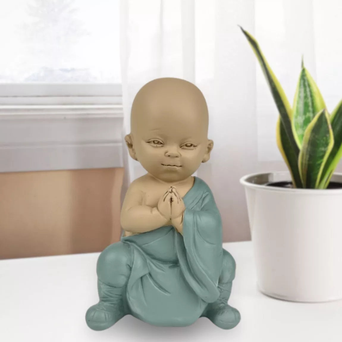 Statuette Bonze Gongfu 1 (8x5,5x12,7 cm)
