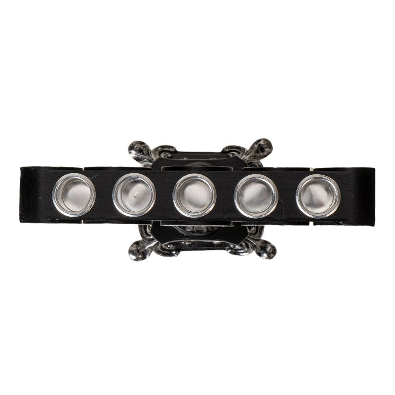 Bougeoir Triple lune - Pentagramme (23,5x9,8x15,5 cm)