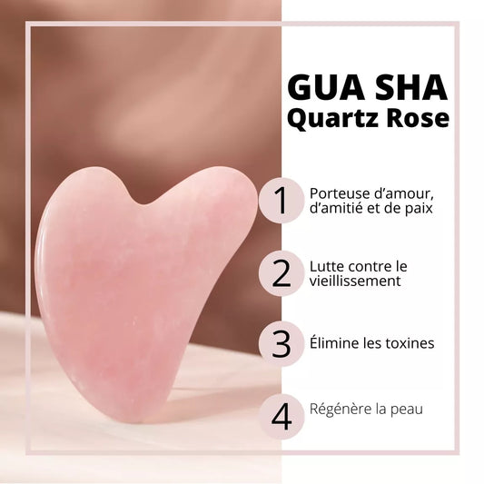 Gua Sha Quartz rose