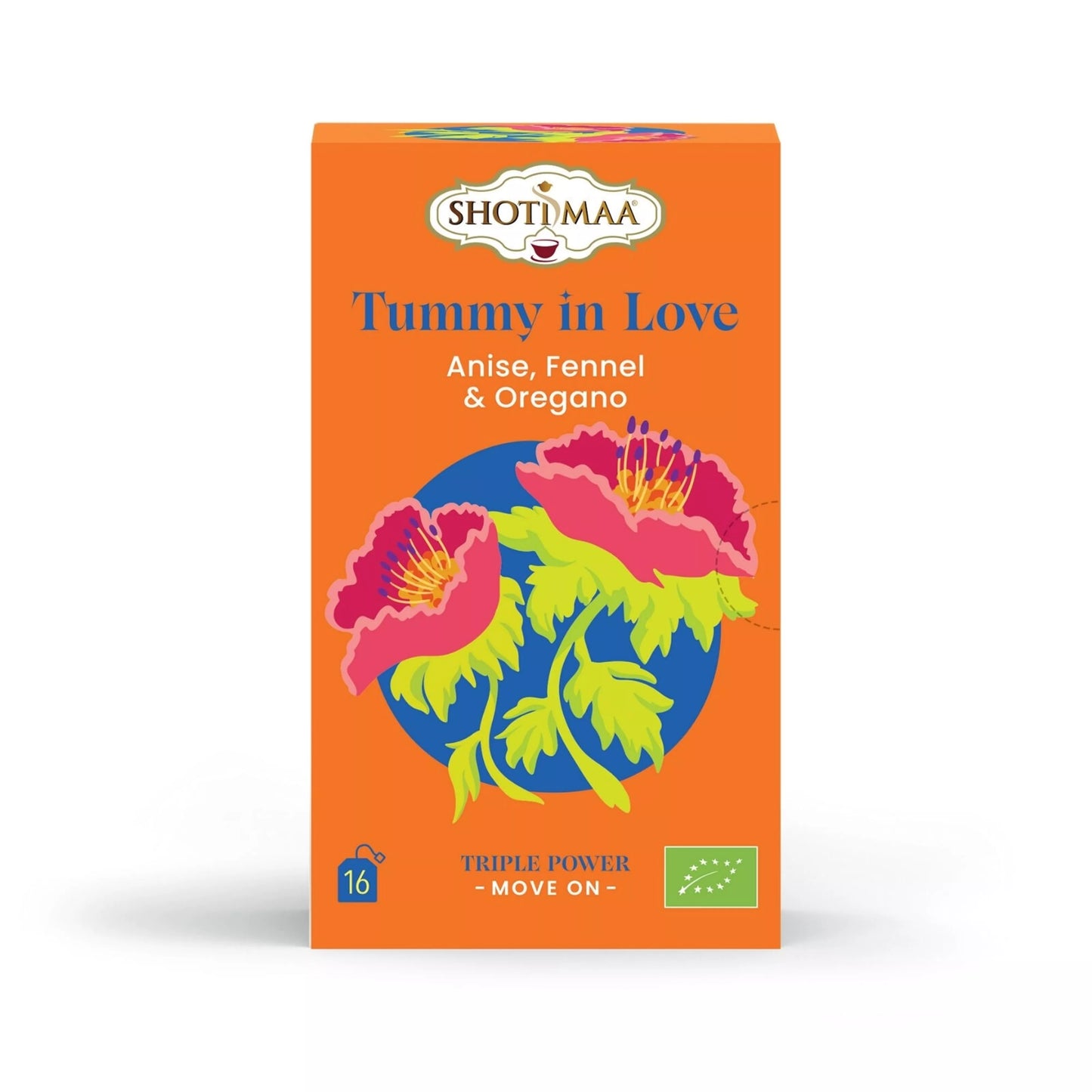 Tisane bio "TUMMY IN LOVE" - Digestive, réconfortante, apaise le ventre, favorise la digestion et apporte chaleur et légèreté