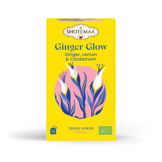 Tisane bio "GINGER GLOW" - Revitalise l'organisme, équilibre la digestion & redonne énergie et vitalité