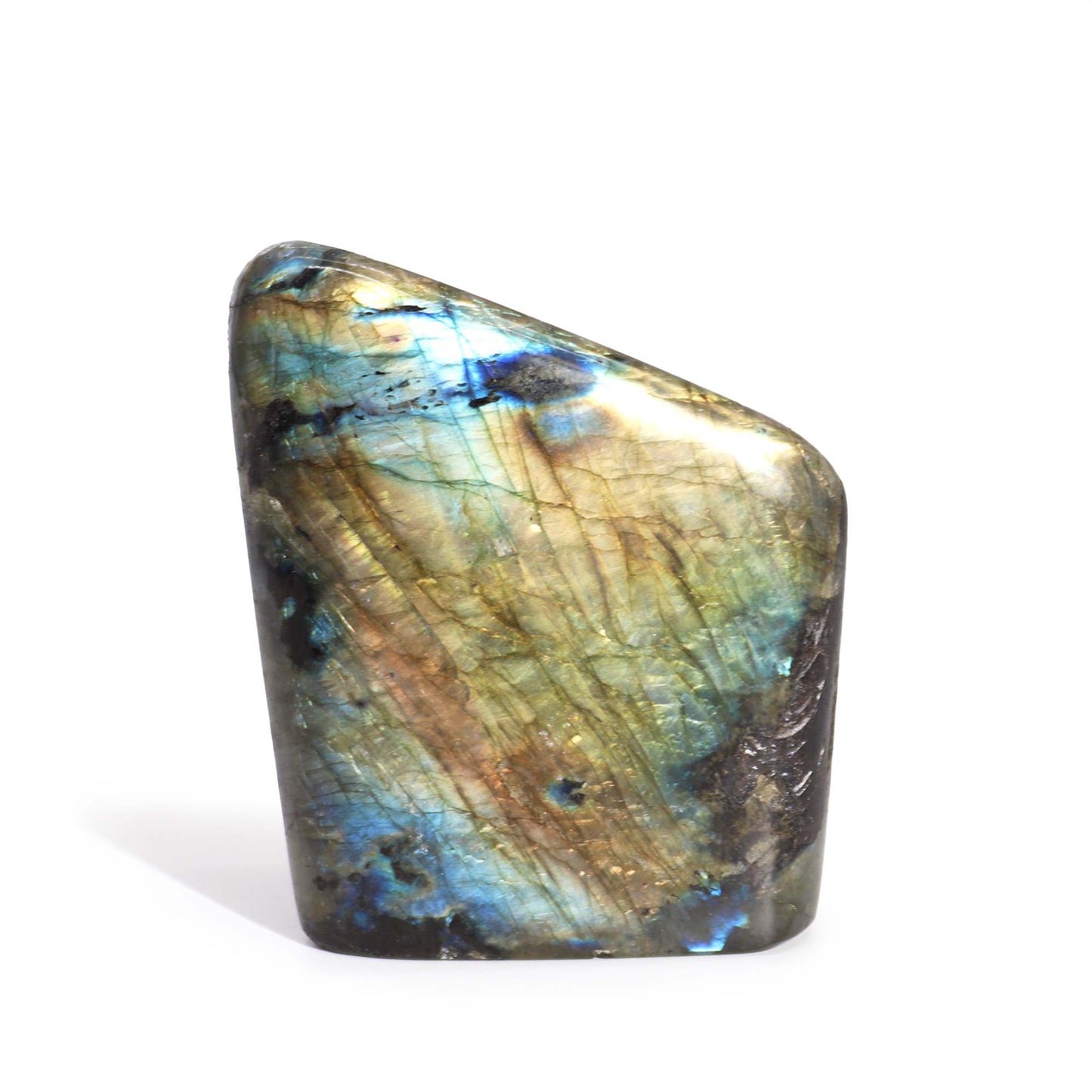 Grande pierre en labradorite de Madagascar - 80-110 mm