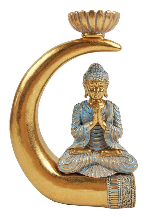 Bougeoir Bouddha doré - Sérénité & Énergie sacrée