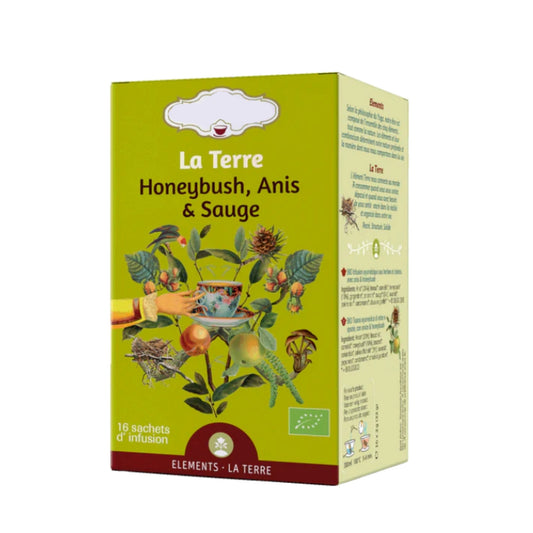 Tisane bio "LA TERRE" - Inspirée des 5 éléments pour équilibre et vitalité