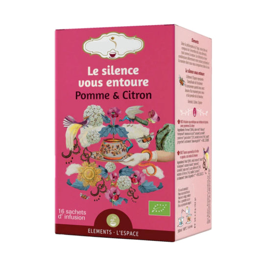Tisane bio "LE SILENCE VOUS ENTOURE" - Espace - Idéale en soirée