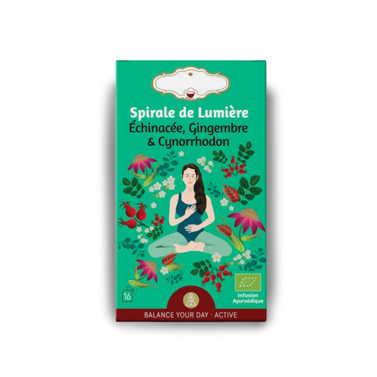 Tisane bio "SPIRALE DE LUMIÈRE" - Revitalisante & harmonieuse