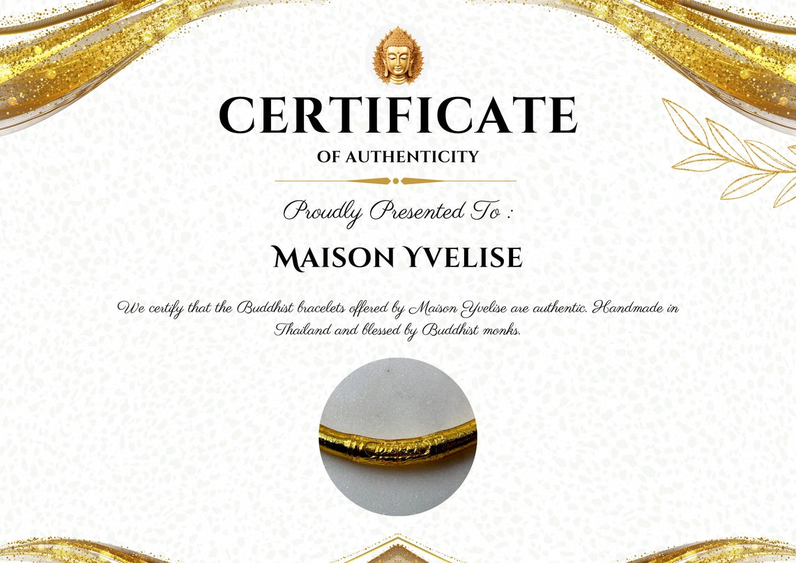 Bracelet Bouddhiste Jonc Thaïlandais (plusieurs variantes)