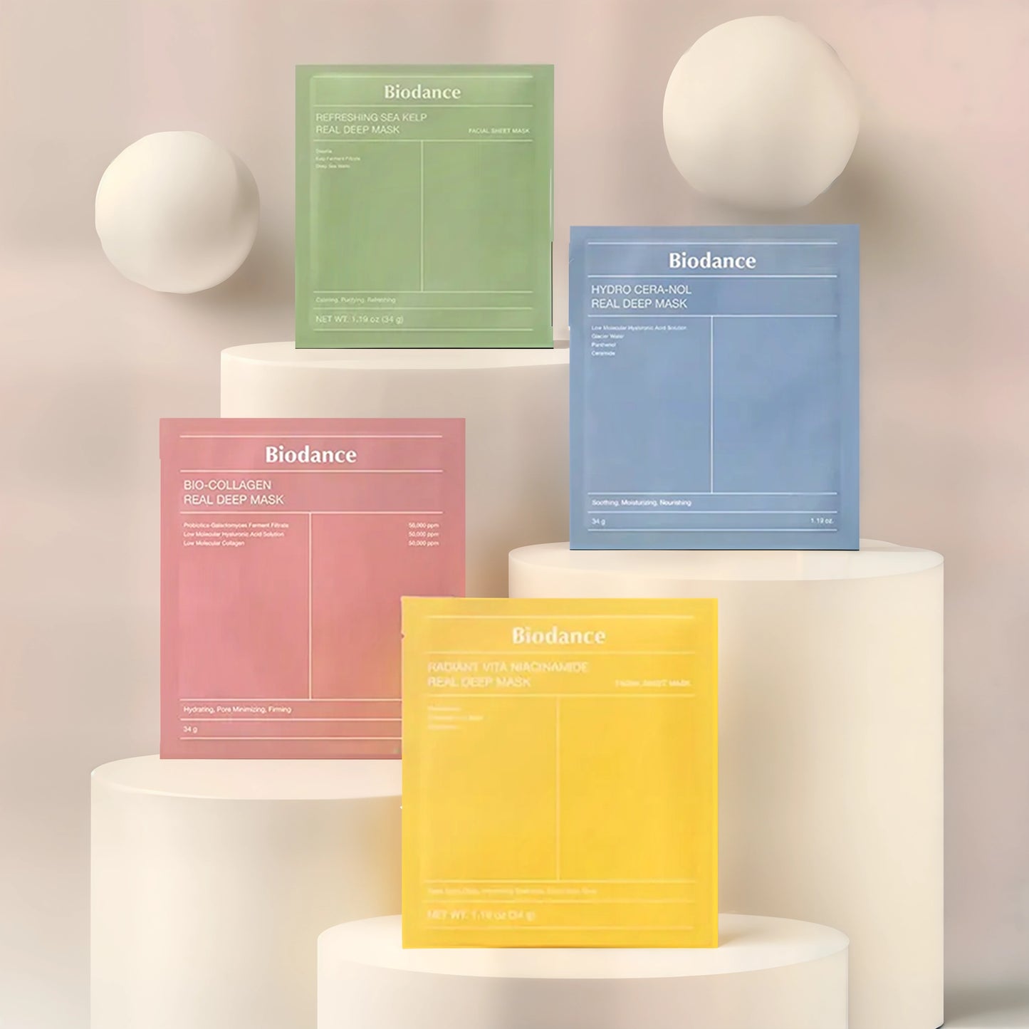 Biodance - Masque Coréen de nuit profond bio collagène (à l'unité)