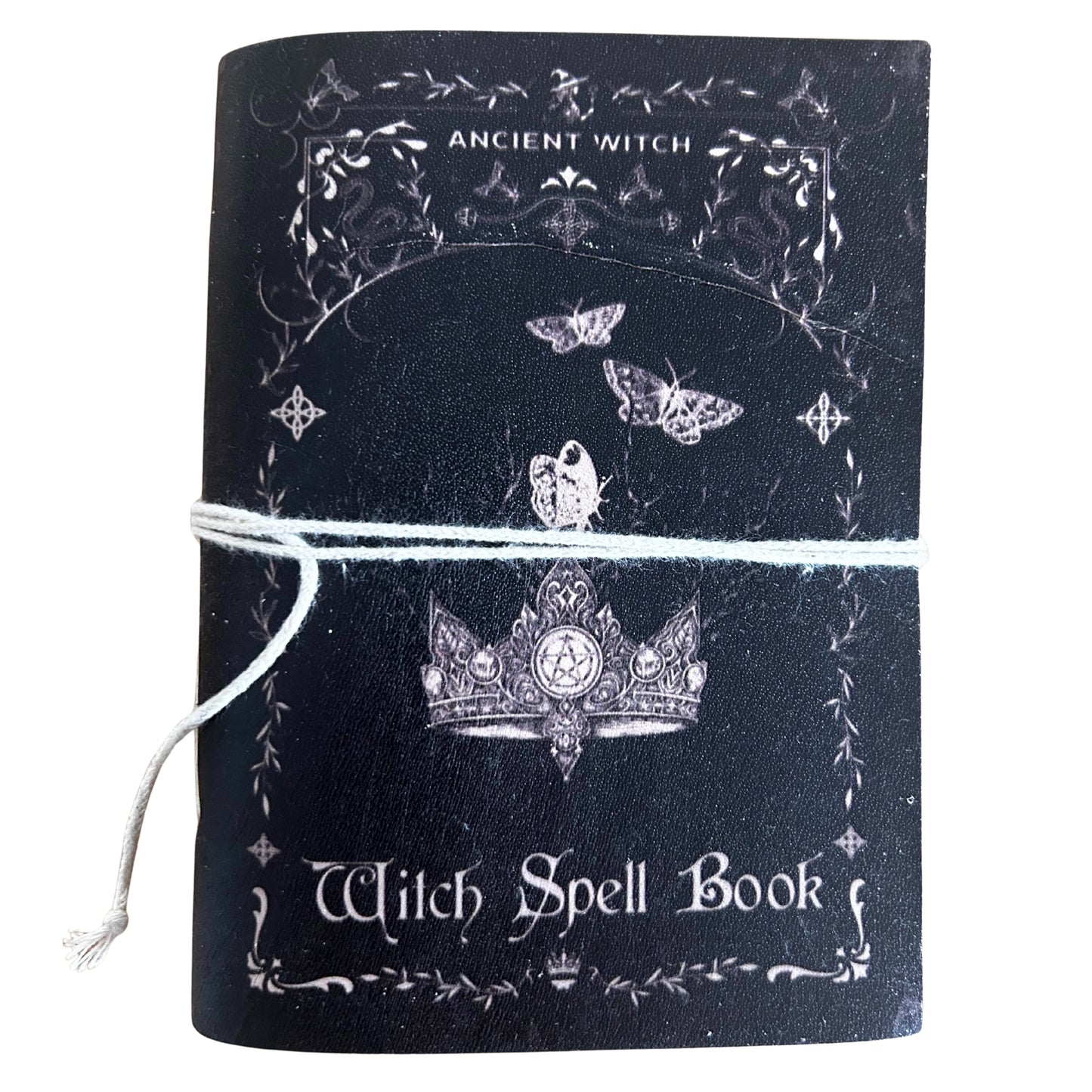 Carnets rituels sorcière en cuir assortis (15 x 11,5 cm) - 5 modèles