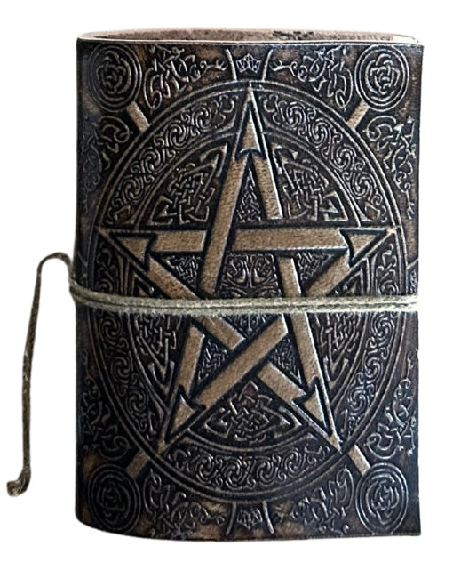 Carnets ésotériques en cuir taille moyenne (12,5 x 9 cm) - 8 modèles