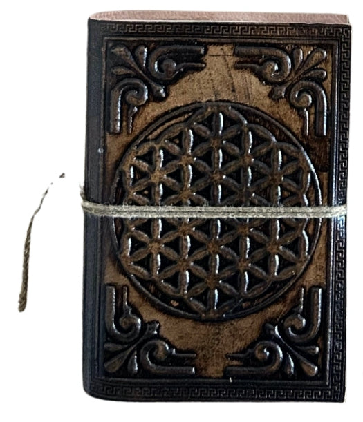 Carnets ésotériques en cuir taille moyenne (12,5 x 9 cm) - 8 modèles