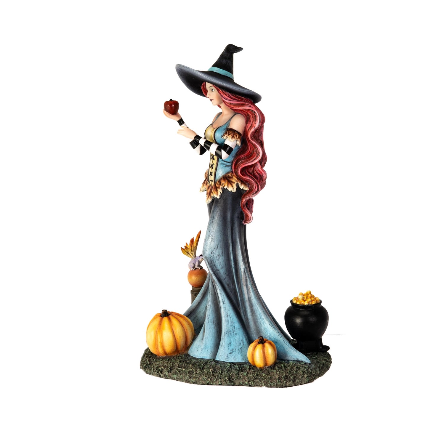 Sorcière à la pomme empoisonnée par Amy Brown (17x12x26,5 cm)