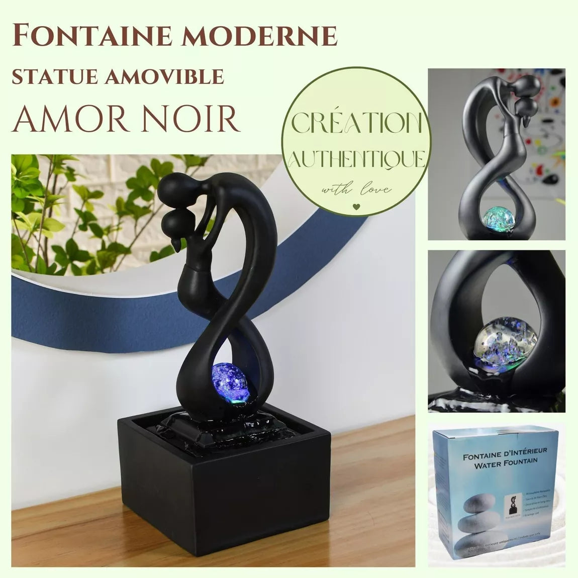 Fontaine Moderne Amor (14x14x31 cm)