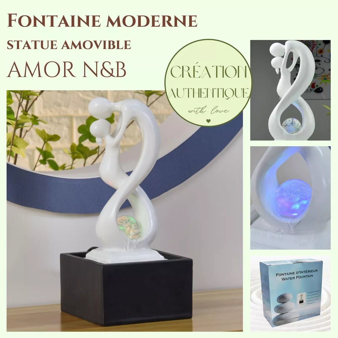 Fontaine Moderne Amor (14x14x31 cm)