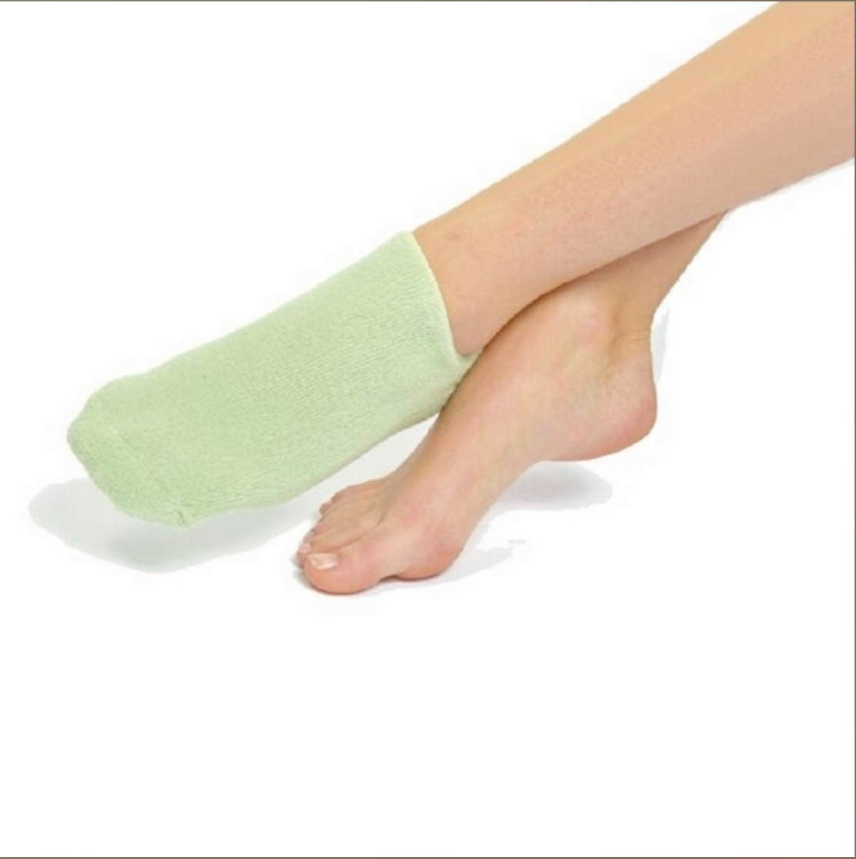 Chaussettes SPA adoucissantes - Gel aux huiles de jojoba et d'olive, vitamine E & lavande