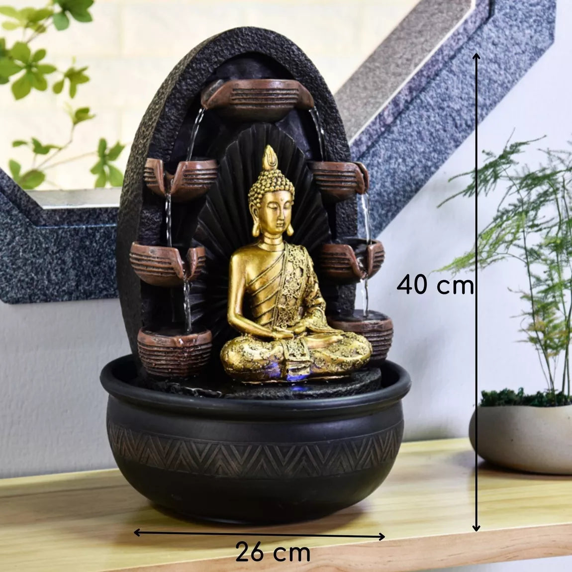 Fontaine Bouddha Chakra (26x40 cm)