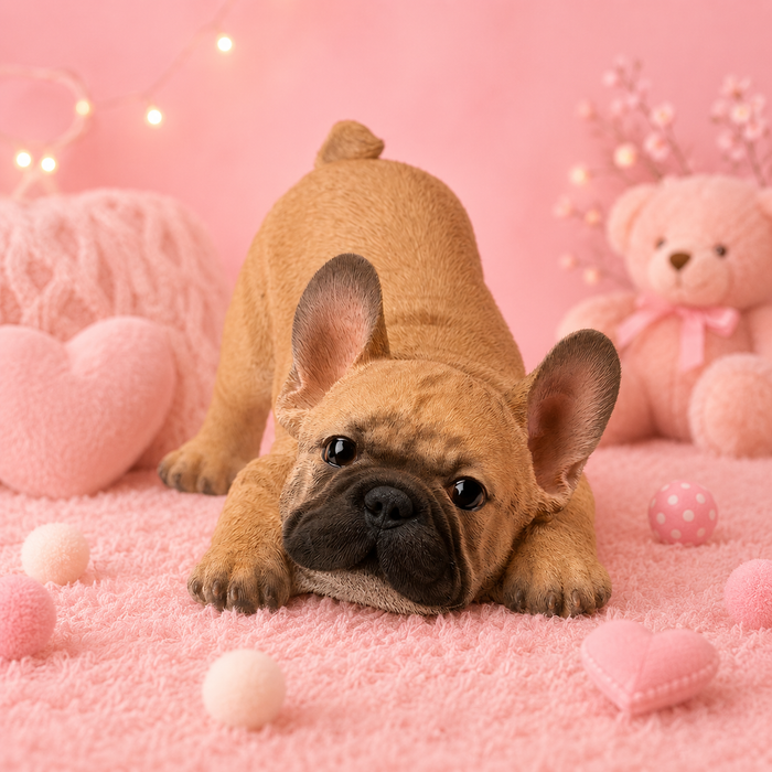 Chiot bouledogue français (20,5x12,5x11,5 cm)