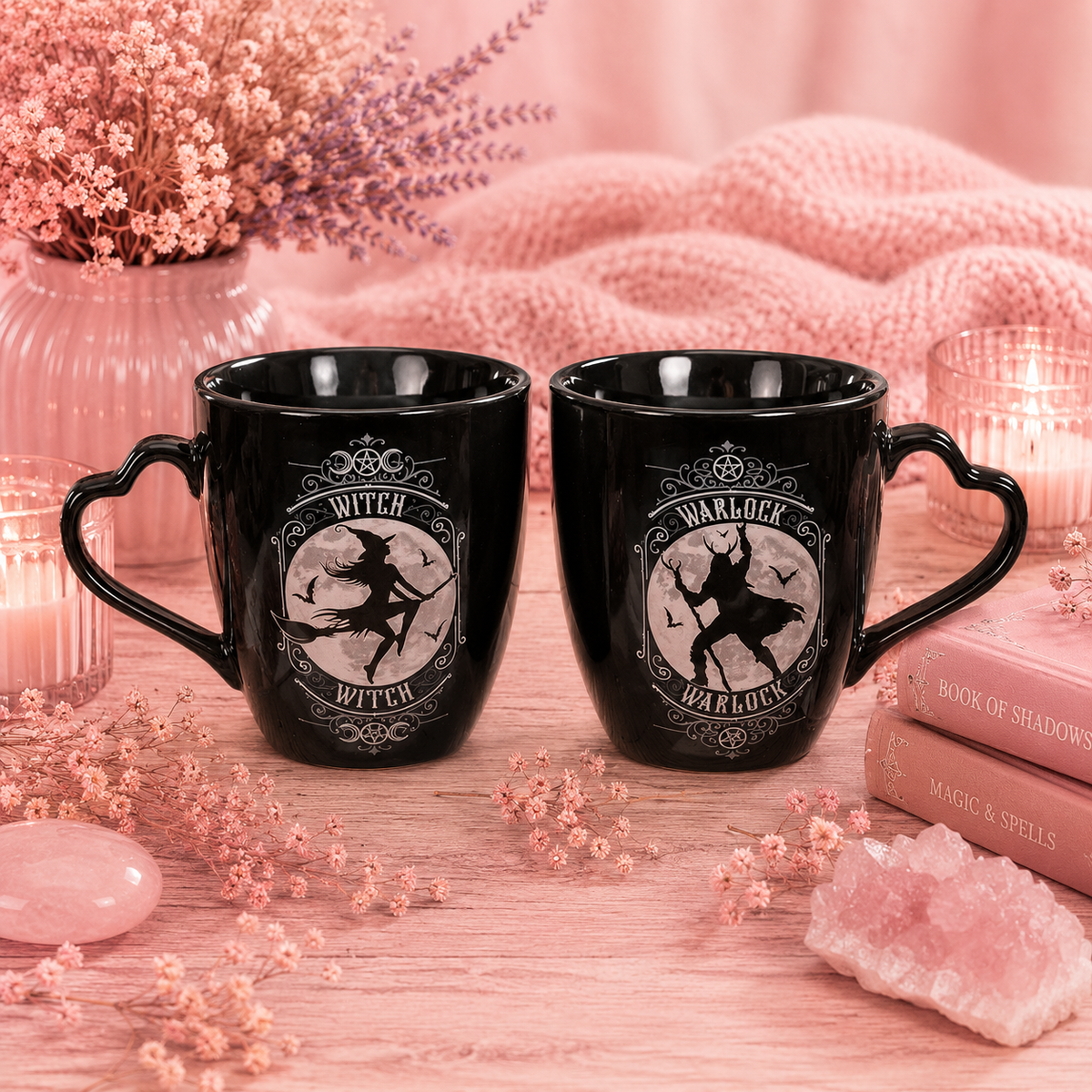 Ensemble de mugs Sorcière & Sorcier