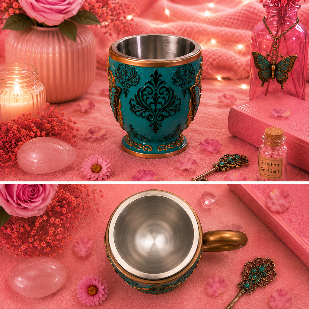 Tasse à thé "Papillon du sortilège magique"