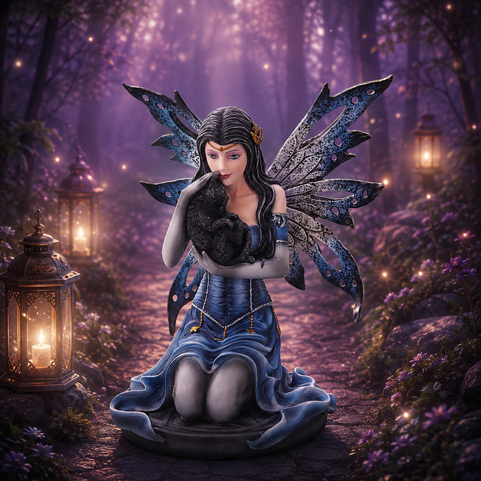 Fée mystique - Statue du jardin féerique (19x17,8x21,6 cm)